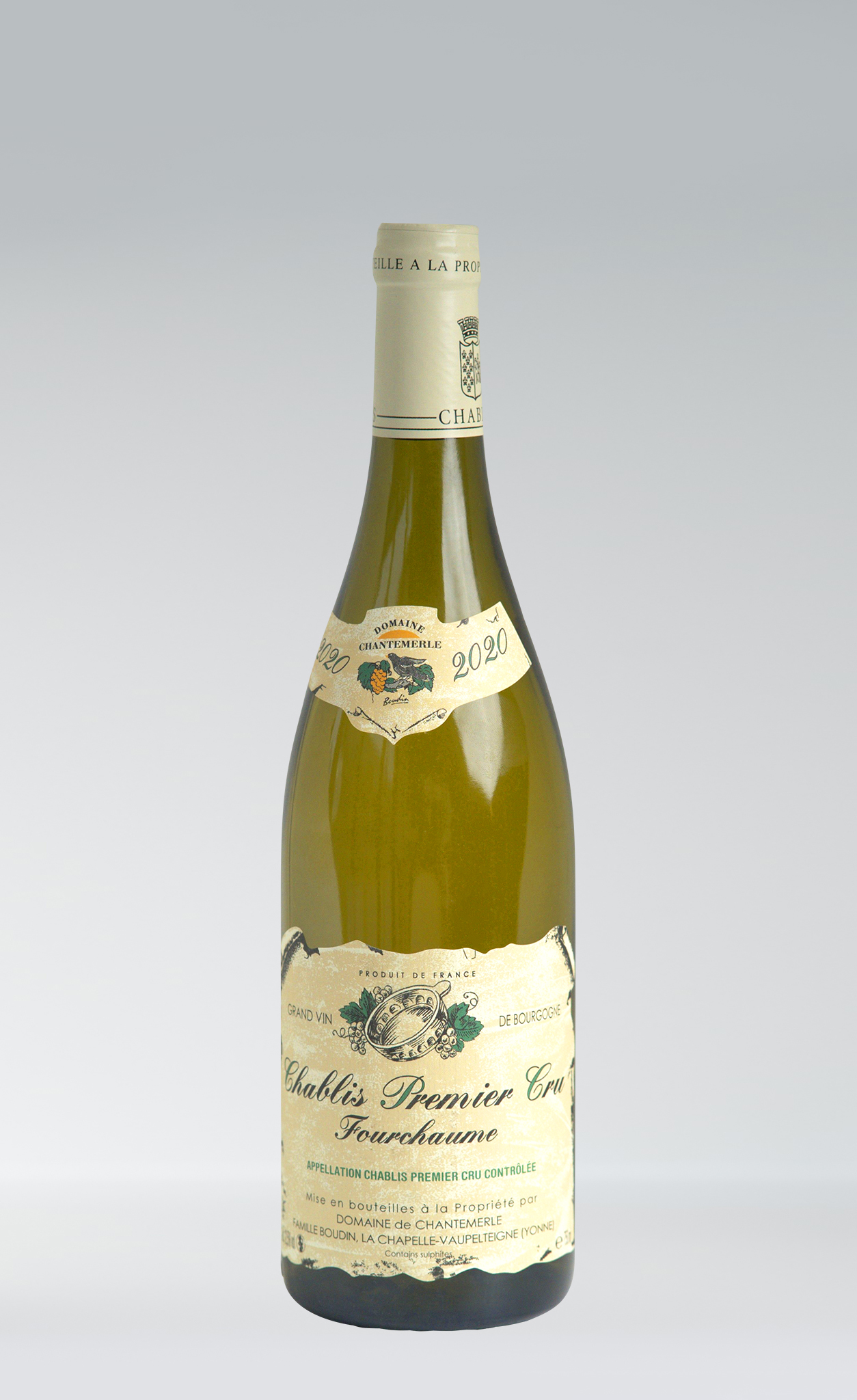 2020 DOMAINE DE CHANTEMERLE Chablis Premier Cru Fourchaume